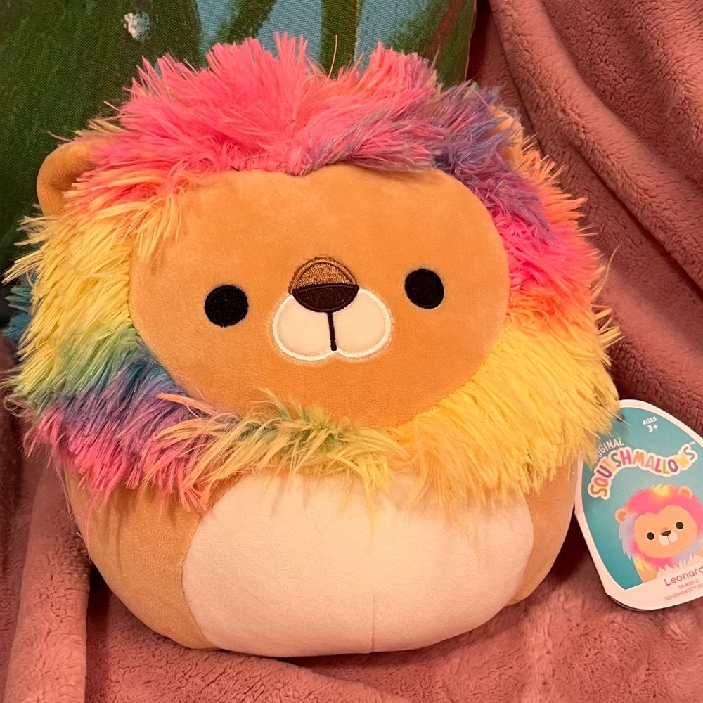 NWT Squishmallows Leonard the Lion